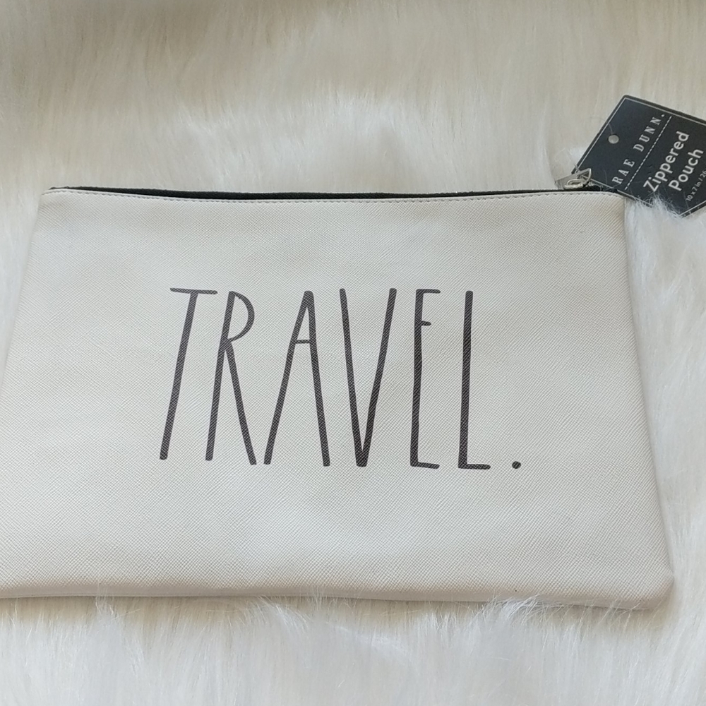 RAE DUNN Zippered Pouch Brand New
